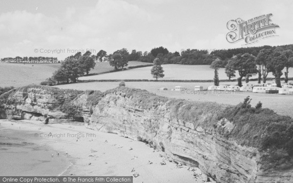 Photo of Ladram Bay, The Caravan Site c.1960