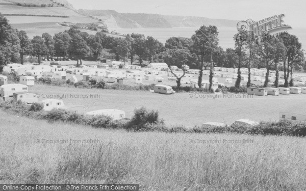Photo of Ladram Bay, The Caravan Site c.1960