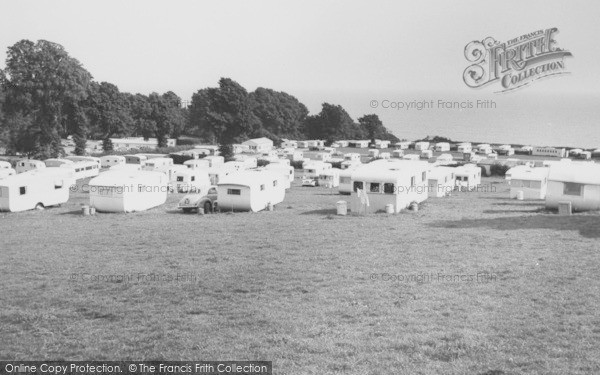 Photo of Ladram Bay, The Caravan Site c.1960