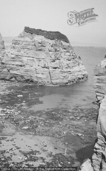 Photo of Ladram Bay, The Coastline c.1960