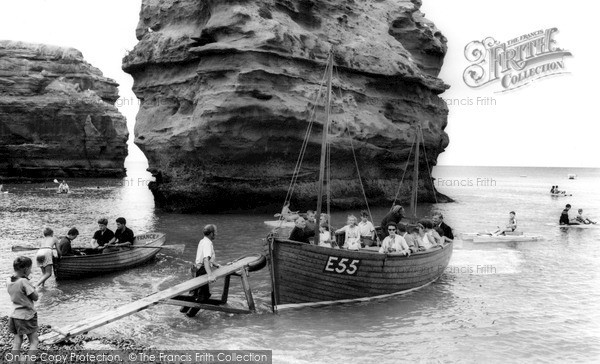 Photo of Ladram Bay, The Ferry c.1965