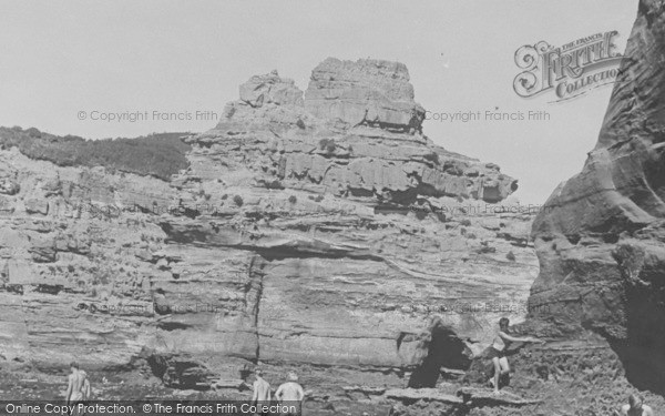 Photo of Ladram Bay, The Rocks c.1955