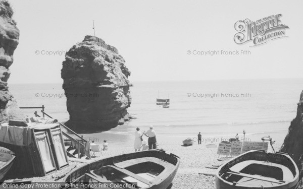 Photo of Ladram Bay, The Slipway c.1960