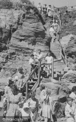 The Steps c.1955, Ladram Bay