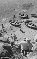 View From The Steps c.1950, Ladram Bay
