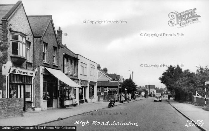 Photo of Laindon, High Road c.1955