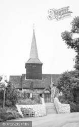 St Nicholas Church c.1955, Laindon