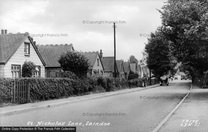Photo of Laindon, St Nicholas Lane c.1955
