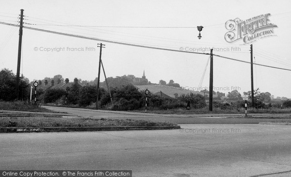 Photo of Laindon, The Arterial Road And School Lane Crossroads c.1955