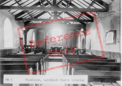 The Church Interior c.1955, Laithkirk