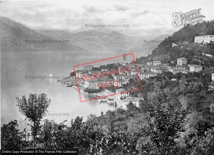 Photo of Lake Como, Bellaggio c.1860