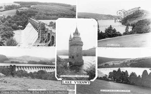 Photo of Lake Vyrnwy, Composite c.1955