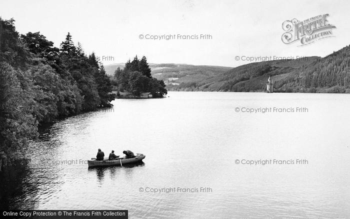Photo of Lake Vyrnwy, Fishing c.1955