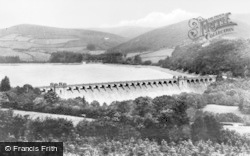 The Lake And Dam c.1955, Lake Vyrnwy