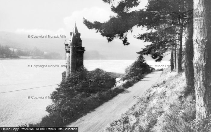 Photo of Lake Vyrnwy, The Straining Tower c.1955