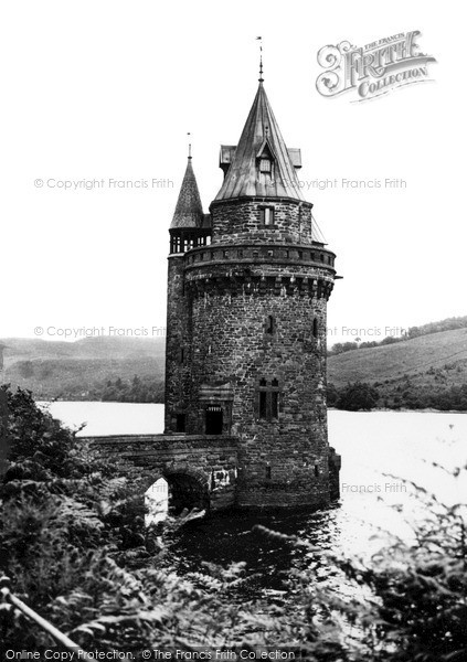 Photo of Lake Vyrnwy, The Water Tower c.1955