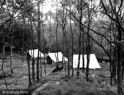 A Woodland Tent Site, Y.M.C.A. National Camp c.1960, Lakeside