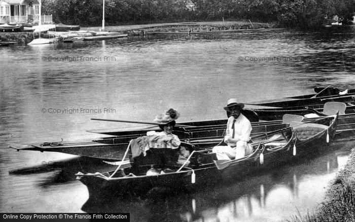 Photo of Laleham, A Couple On The Thames 1907