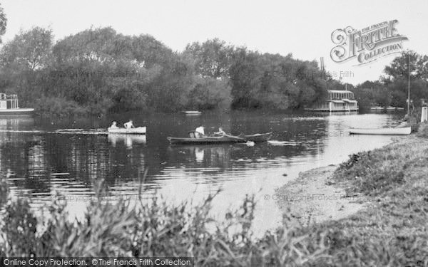 Photo of Laleham, Boating On The River Thames 1934