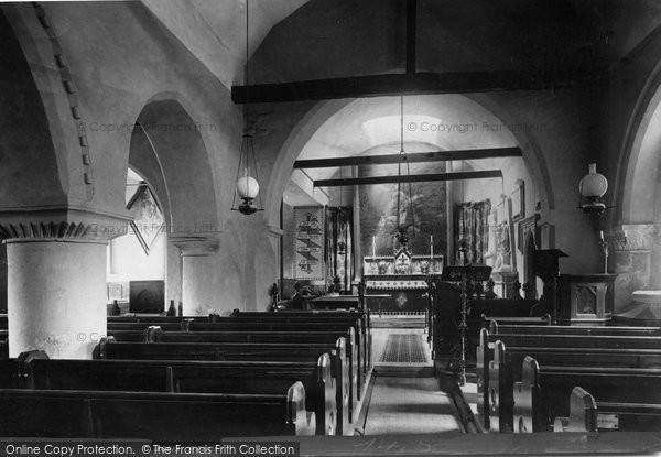 Photo of Laleham, Church Interior 1895