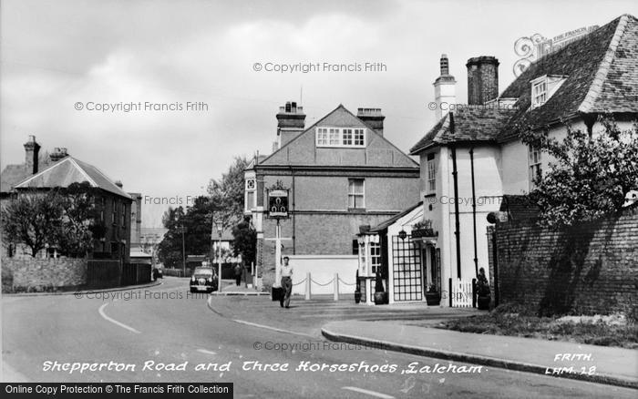 Photo of Laleham, Shepperton Road And Three Horseshoes c.1955