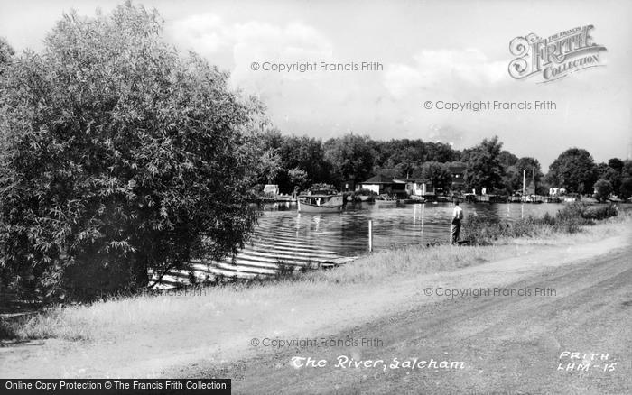 Photo of Laleham, The River c.1955
