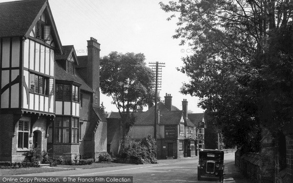 Photo of Lamberhurst, Stair House and George & Dragon Hotel c1955