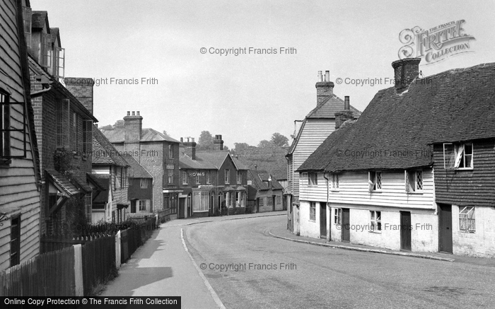 Photo of Lamberhurst, Town Hill c.1955