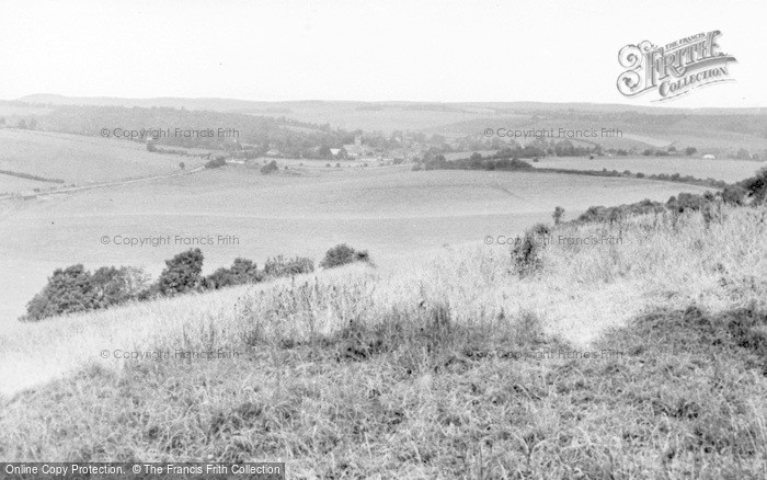 Photo of Lambourn, From Hungerford Hill c.1960