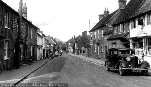 Photo of Lambourn, High Street c.1955