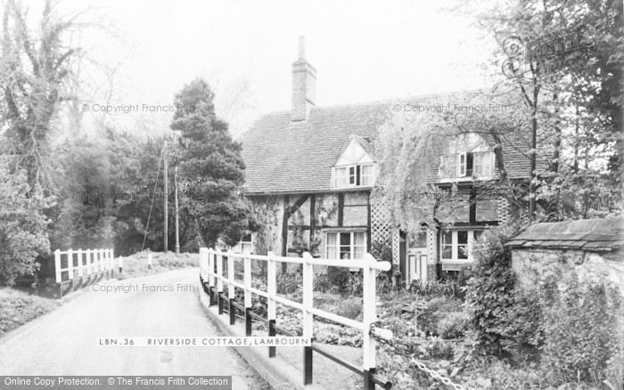 Photo of Lambourn, Riverside Cottage c.1960