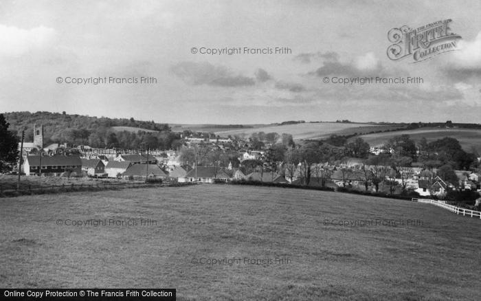 Photo of Lambourn, Village From Greenways c.1965