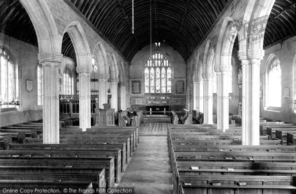 Photo of Lamerton, St Peter's Church Interior 1890