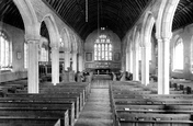 St Peter's Church Interior 1890, Lamerton