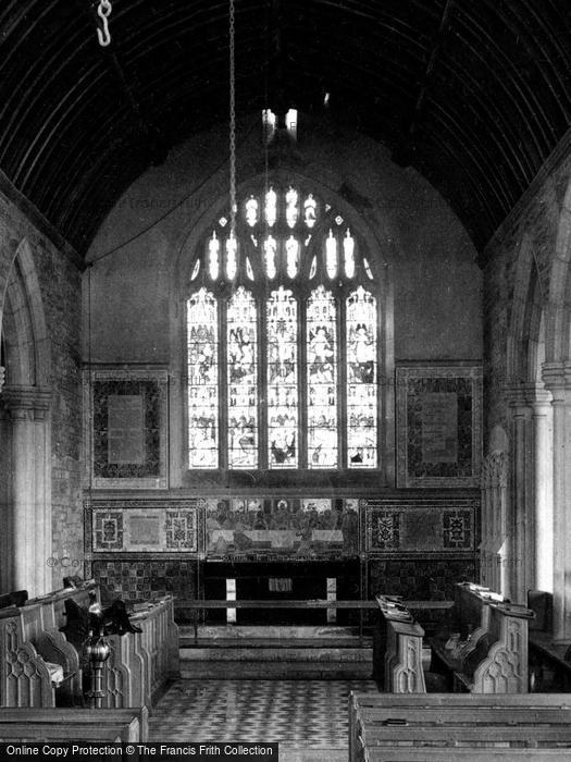 Photo of Lamerton, St Peter's Church Interior 1890