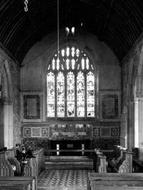 St Peter's Church Interior 1890, Lamerton