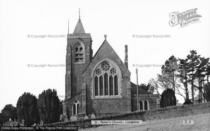 Photo of Lampeter, St Peter's Church c.1960