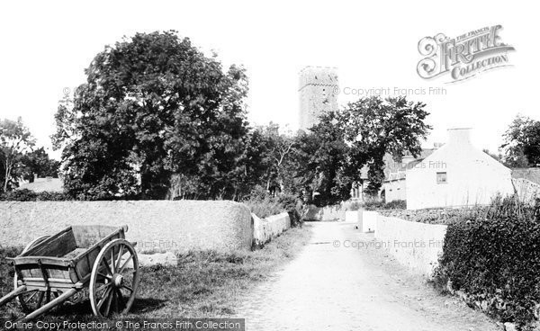 Photo of Lamphey, Church And Village 1890