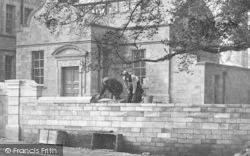Building A Wall, The Infirmary 1896, Lancaster