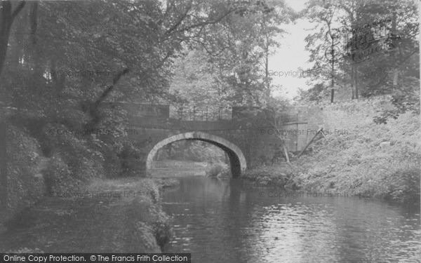 Photo of Lancaster, Canal, Broken Back Bridge c.1955