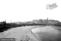 From Skerton Bridge 1891, Lancaster