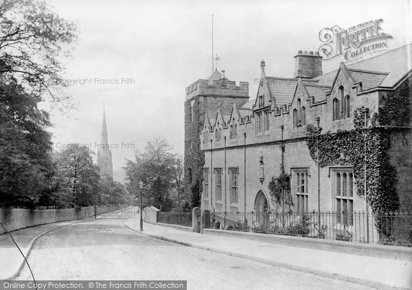 Photo of Lancaster, Grammar School And Rc Church c.1885