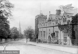 Grammar School And Rc Church c.1885, Lancaster