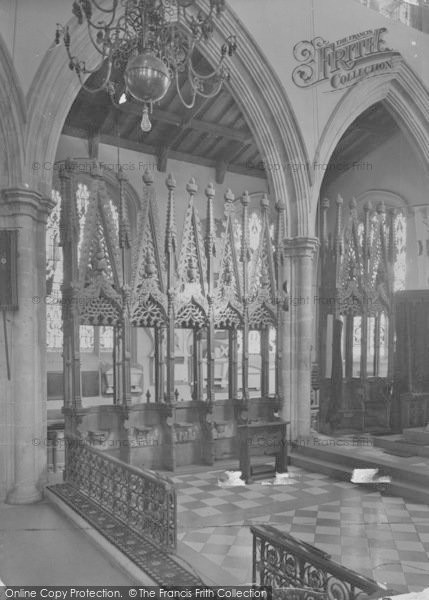 Photo of Lancaster, Priory Church, The Chancel 1927