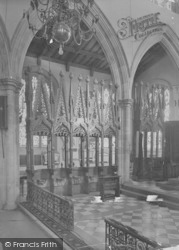 Priory Church, The Chancel 1927, Lancaster