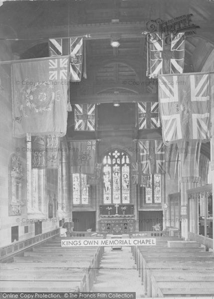 Photo of Lancaster, Priory Church, The King's Own Memorial Chapel 1927