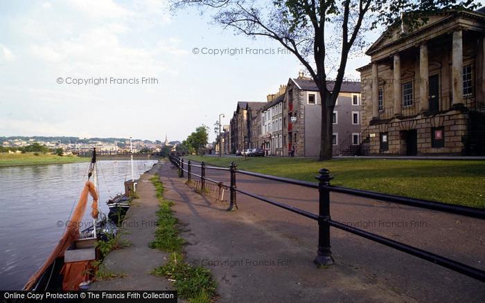 Photo of Lancaster, St George's Quay, River Lune And The Customs House c.1995