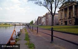 St George's Quay, River Lune And The Customs House c.1995, Lancaster