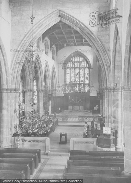 Photo of Lancaster, St Mary's Church Interior 1912