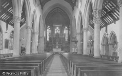 St Peter's Roman Catholic Church Interior 1912, Lancaster